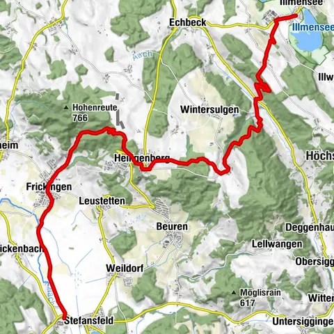 Ulrikaweg stage 5 - Illmensee - Salem