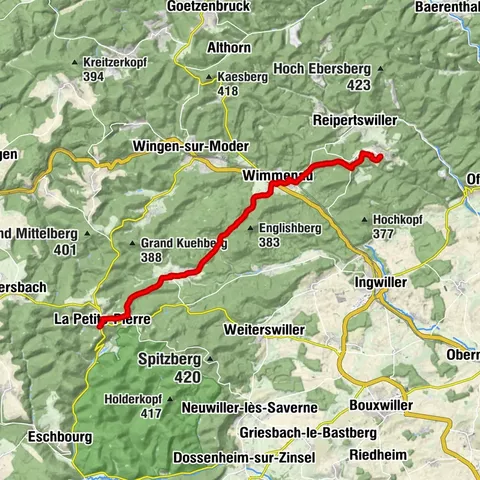 Crossing of the Vosges Massif - Stage 04 - Lichtenberg - La Petite Pierre
