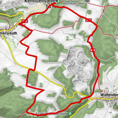 Rundweg Kemitzenstein - Wattendorf