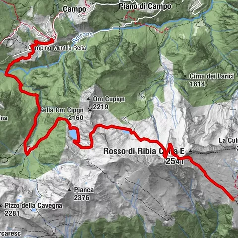 Via Alta Vallemaggia - Stage 13: Cimalmotto-Capanna Ribia