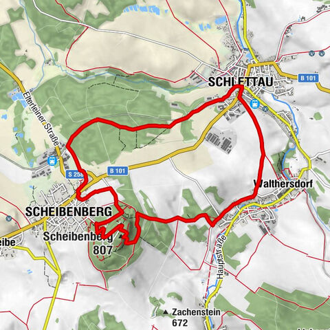 Schlettau circular hiking trail "On the steps of Ottomar Zahm"
