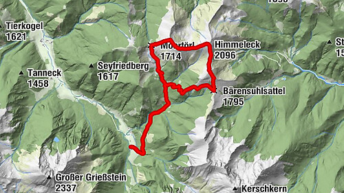 Himmeleck - Himmelkogel - Moarkogel