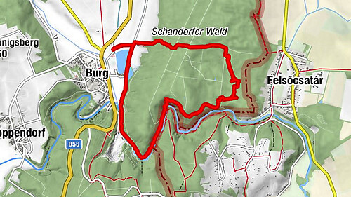 Schandorf Hügelgräber & Pinkadurchbruch