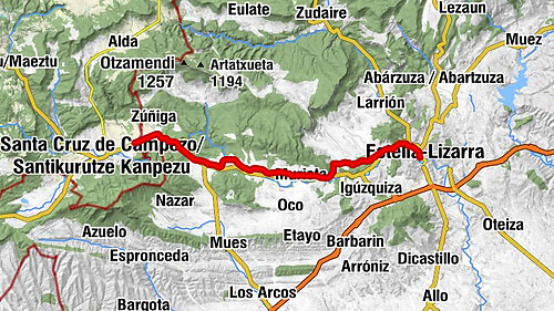 Navarra - Camino Natural - Vía Verde del Ferrocarril Vasco-Navarro