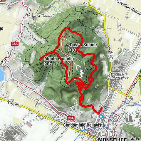 Giro monte ricco e monte castello