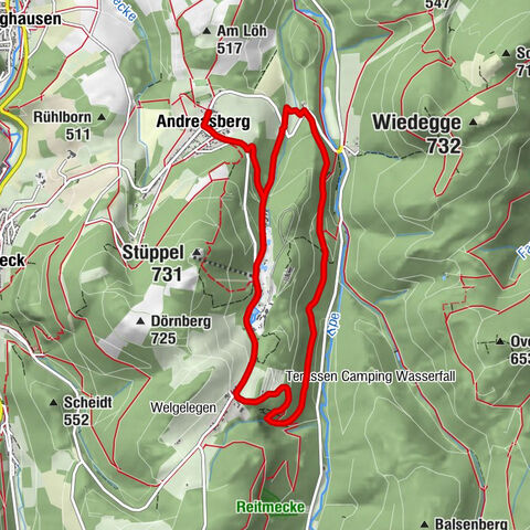 Andreasberg - AB4 - Hike to the "Plästerlegge" waterfall