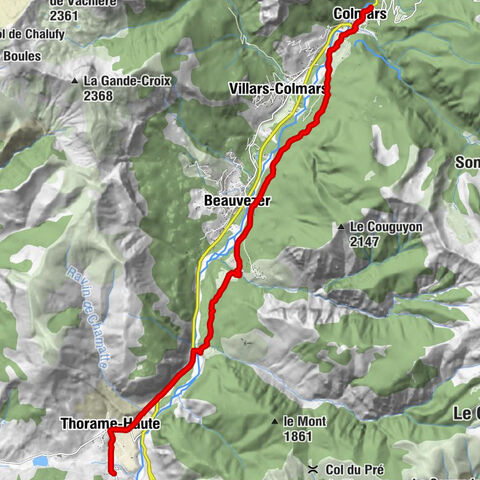 003B TransVerdon Section - Colmars-les-Alpes to Thorame-Haute