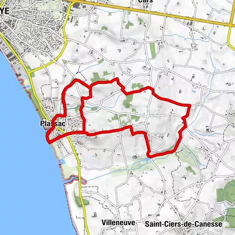 Randonnée pédestre à Plassac