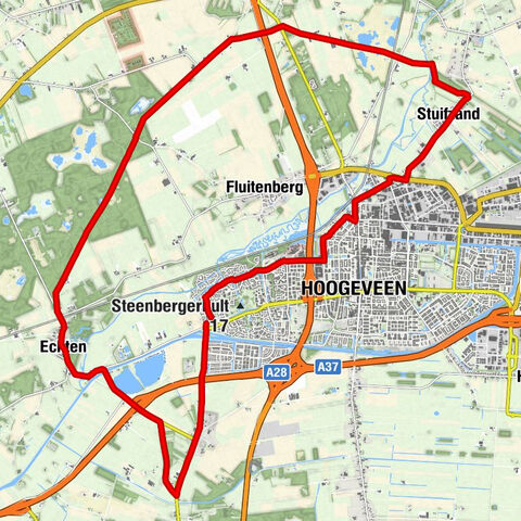 Hoogeveen, stuifzand, echten