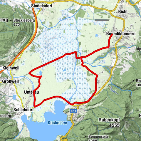 Rundweg durchs Loisach-Kochelsee-Moor