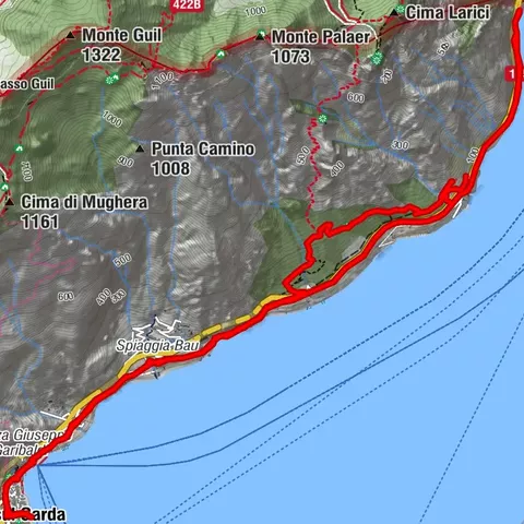 Sentiero del sole e ciclabile del Garda