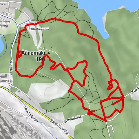 Äänemäki mountain biking trails