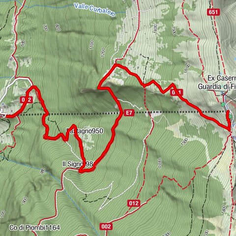 Gardasee - Monte Baldo - Mittelstation bis Bergstation