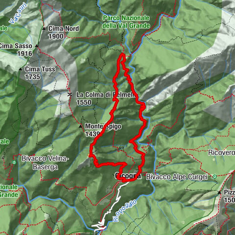 Cicogna, Strada Sutermeister, Alpe Pogallo, Alpe Pra, Cicogna