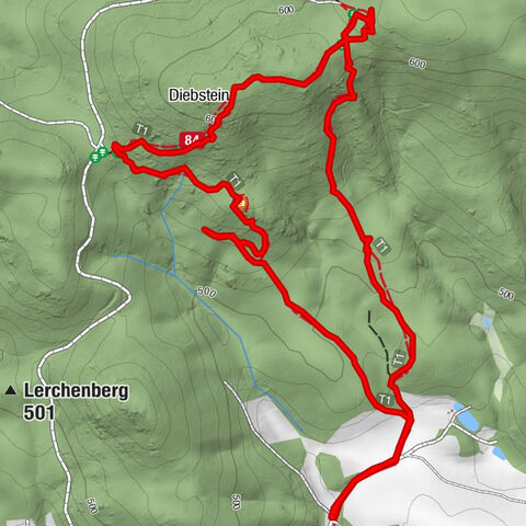 Wackelstein Rundweg