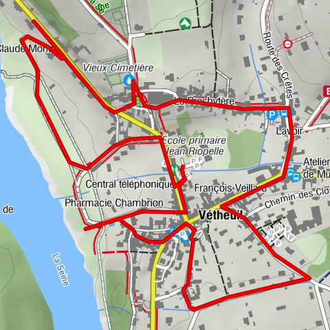 Chemin des peintres de Vétheuil