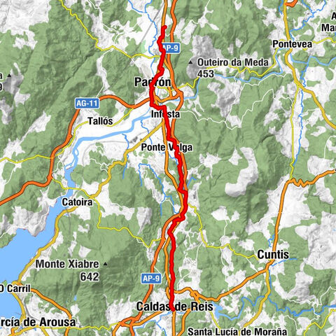 Camino Teil 4 Caldes de Reis - Os Muinos