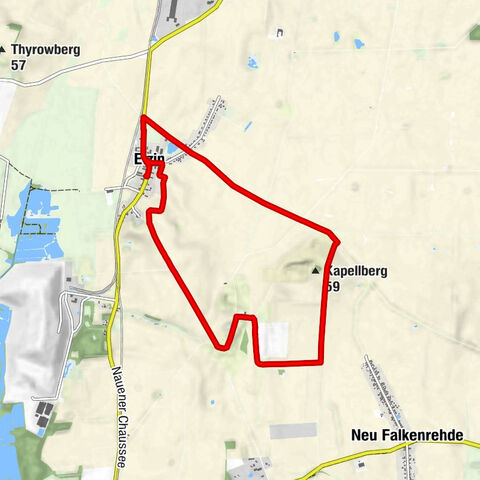 Etzin - Kapellberg - Wüstung Knoblauch