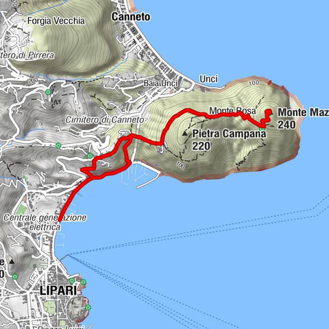 Lipari - Monte Mazzuni - Monte Rosa