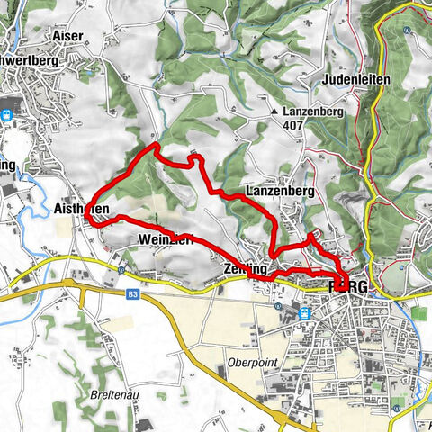 Perg: Kugelmanderl-Weg