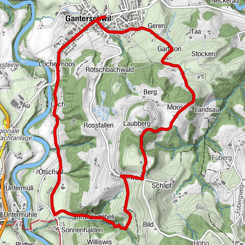 Hike from Ganterschwil to Bruedertöbeli