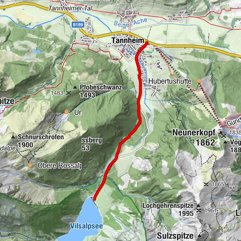 Tannheim - Lake Vilsalpsee