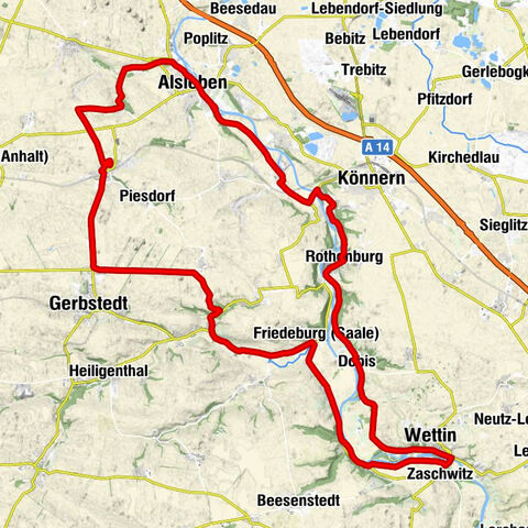 Belleben, Sachsen-Anhalt/Deutschland (An- und Abreise mit der Bahn möglich)