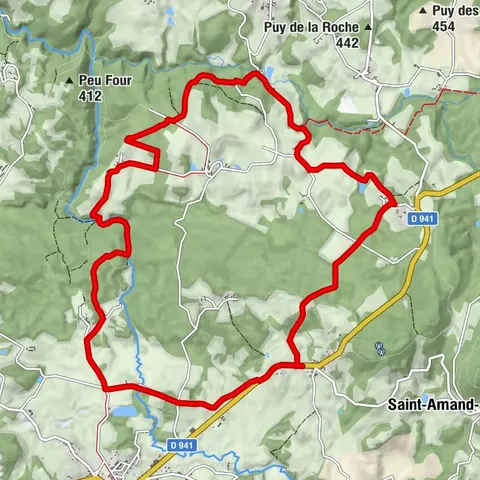Circuit N°63 CC : Sentier "Histoire et Patrimoine" - Variante Ouest