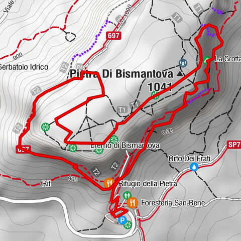 Pietra di Bismantova - Ferrata degli Alpini