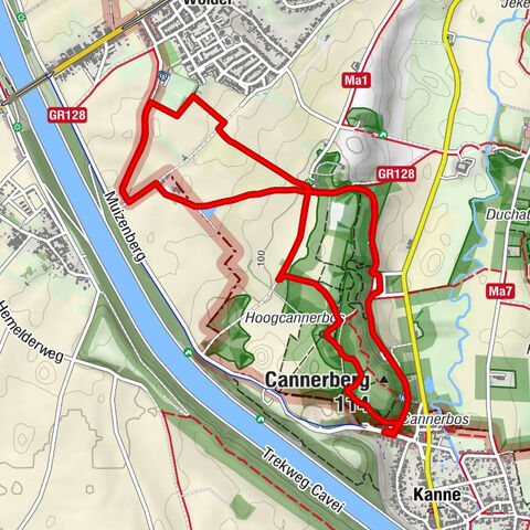 Maastricht - Muizenberggroeve - Cannerberg