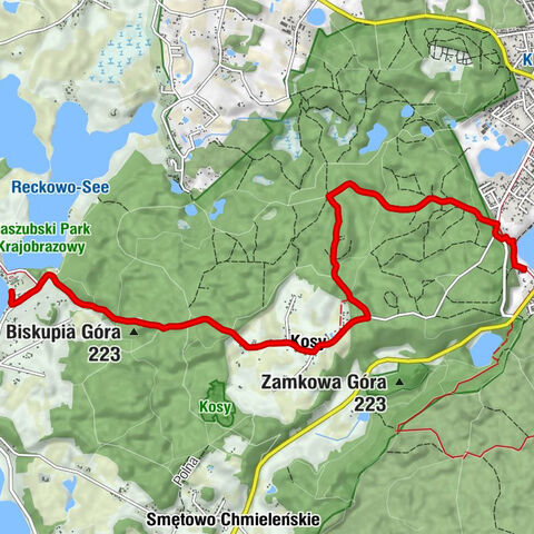powiat kartuski - Biskupia Góra - Kartuzy - Złota Jesień