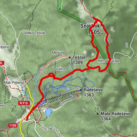 Platak - NP Risnjak, Kroatien