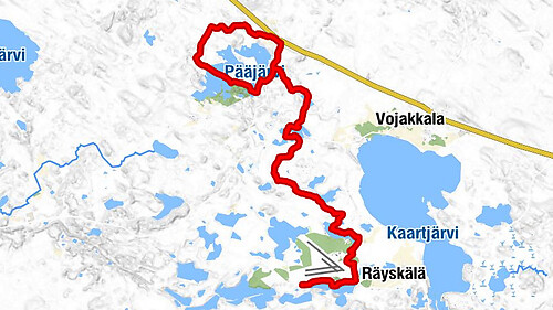 Häme Lynx Trail Räyskälä-Pääjärvi 31.8 km