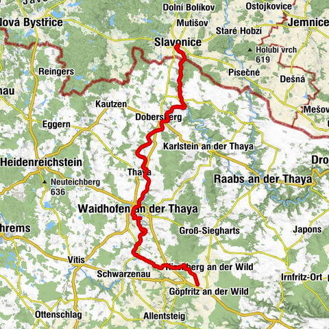 Thayarunde Slavonice-Waidhofen-Göpfritz