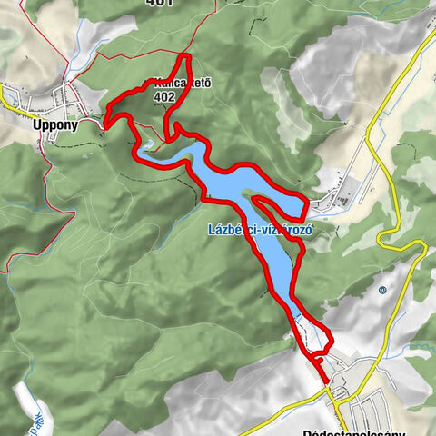 Uppony - Upponyi-forrás - Upponyi-szoros - Kalica-tető