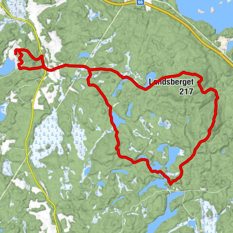Norra Morsjön - Bastmora - Landsberget