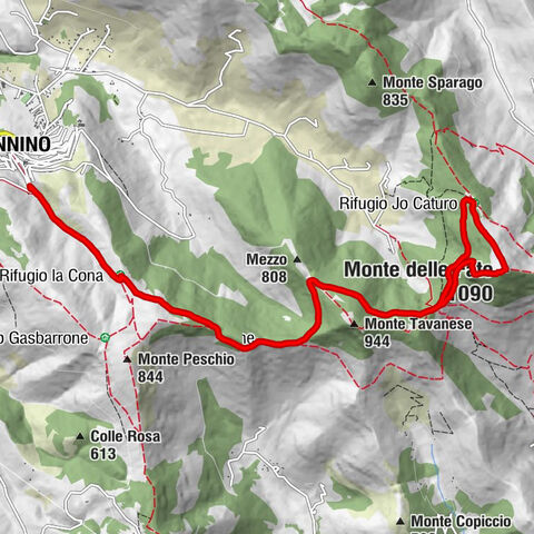 Sonnino - Rifugio la Cona - Rifugio Jo Caturo - Monte delle Fate