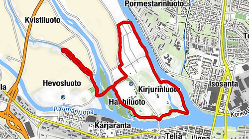 Sauvakävelyreitti (Nordic walking trail)