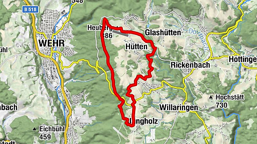 Rickenbach: Hotzenpfad Premiumwanderweg
