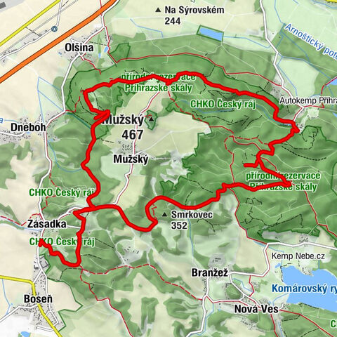 Zásadka - Věžička - Věž Otty Bauše - Kavčina