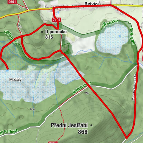 Penzion Rejvíz (Noskova chata) - U pomníku - kostel Jména Panny Marie - Rejvíz