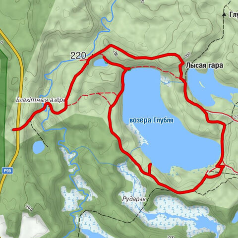 Свірскі сельскі Савет - Страча. Агляд озовой грады - Лысая гара