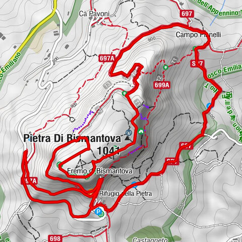 Rifugio della Pietra - Eremo di Bismantova - Pietra Di Bismantova - Castelnovo ne' Monti