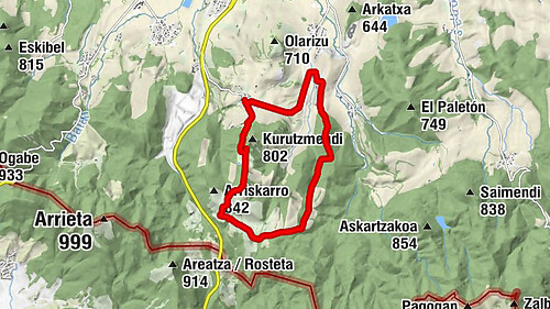 Castillo/Gaztelu - Alto de la Cruz - Lendiz - Basotxo