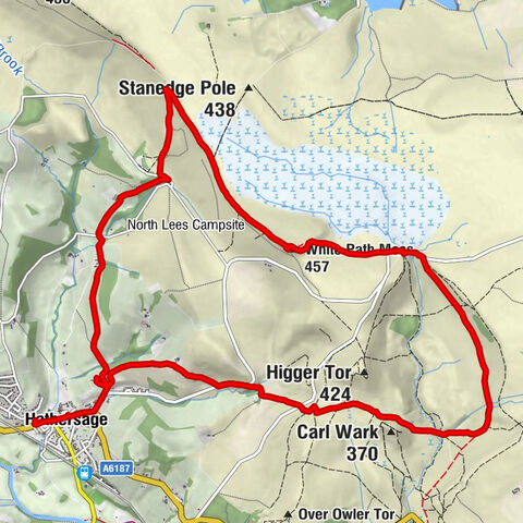 Hathersage - St Michael - Robin Hood's Cave - White Path Moss