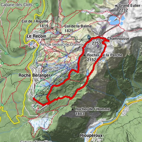 Chamrousse - Col de l'Infernet - Col de la Botte - Croix de Chamrousse