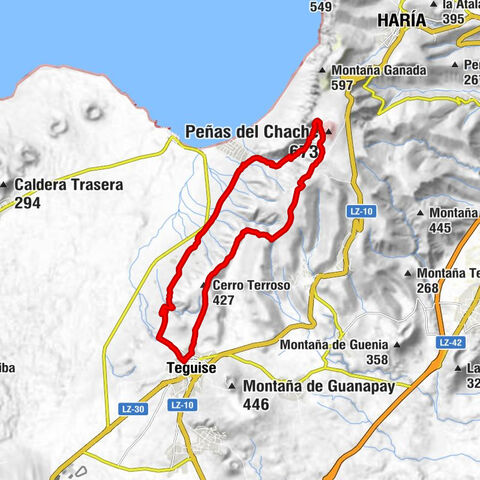 Teguise - natural caves - Cerro Terroso