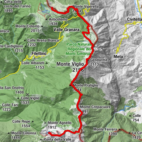 Campo Staffi - Monte Viglio - Monte Crepacuore - Campocatino