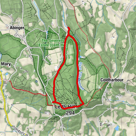 Wotton - Broadmoor - Tillingbourne Waterfall - Leith Hill