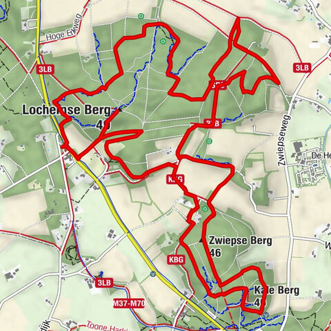 Lochem - Zwiepse Berg - Lochemse Berg - Le Défi